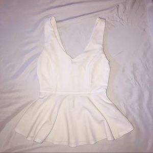 peplum tank